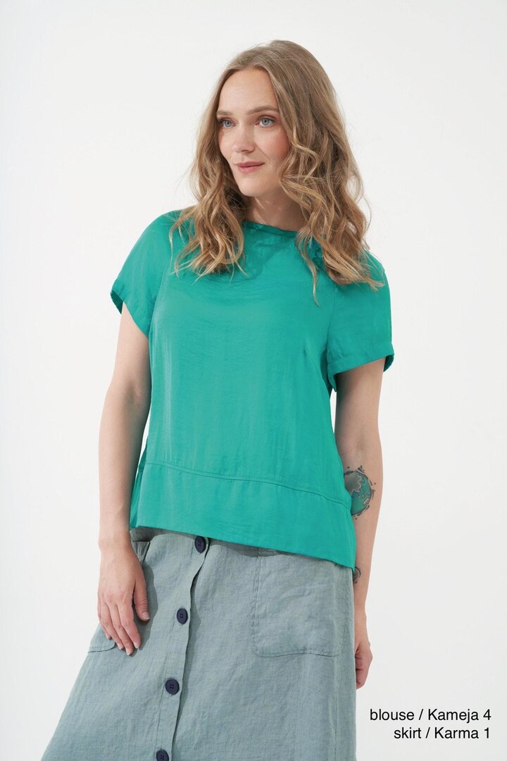 GR Nature kleding, blouse Kameja-1 lightgrey