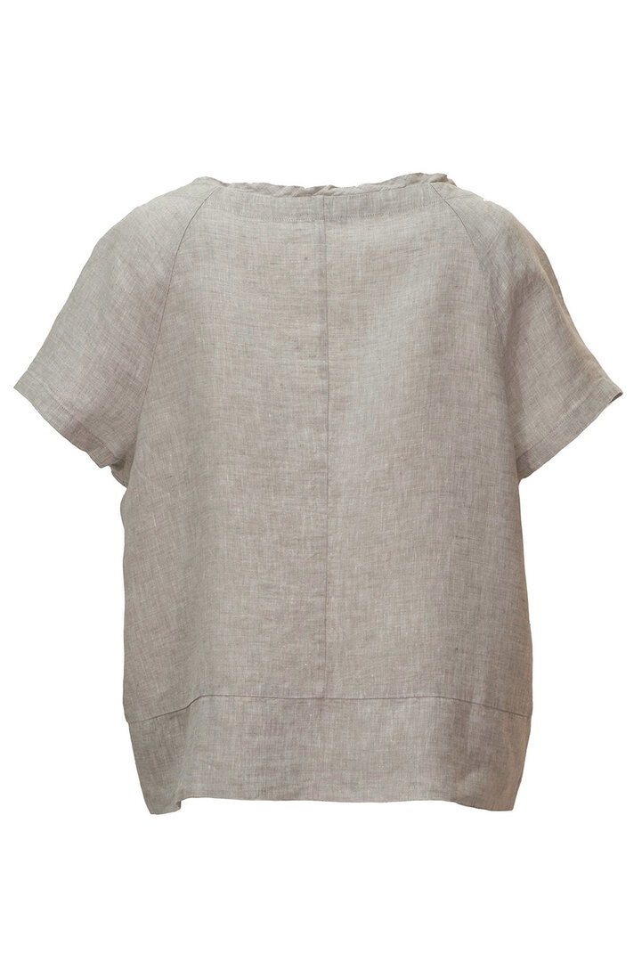 GR Nature kleding, blouse Kameja-1 lightgrey