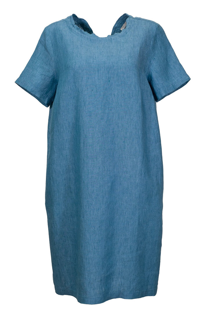 GR Nature kleding, jurk Dainava-1 lightblue