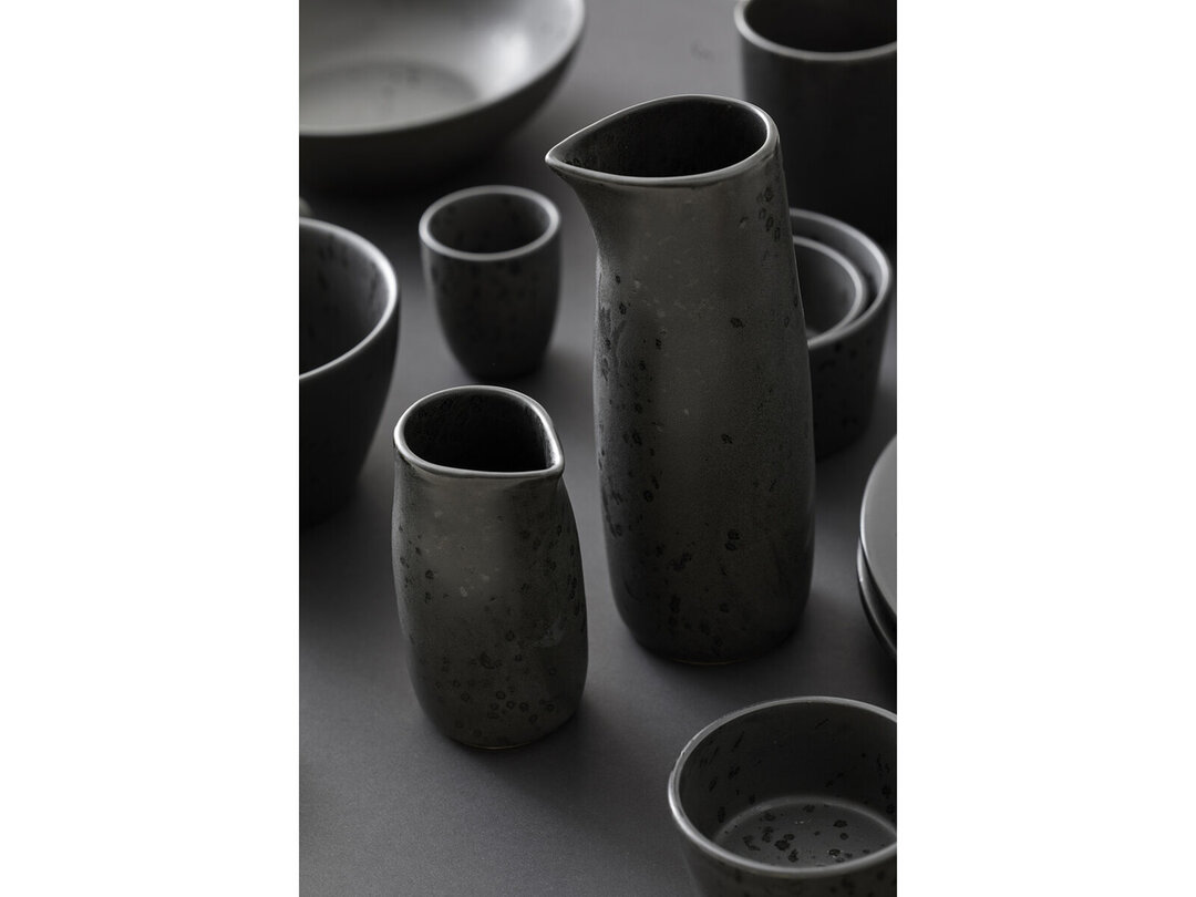 Bitz melkkan zwart 200 ml servies