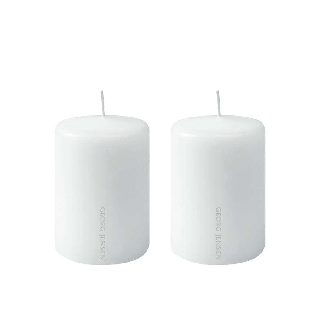 Georg Jensen kaarsen wit 2 stuks