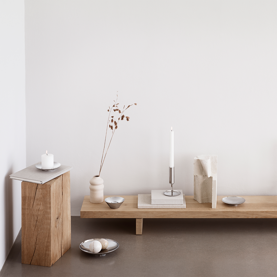 Georg Jensen kaarsen wit 2 stuks