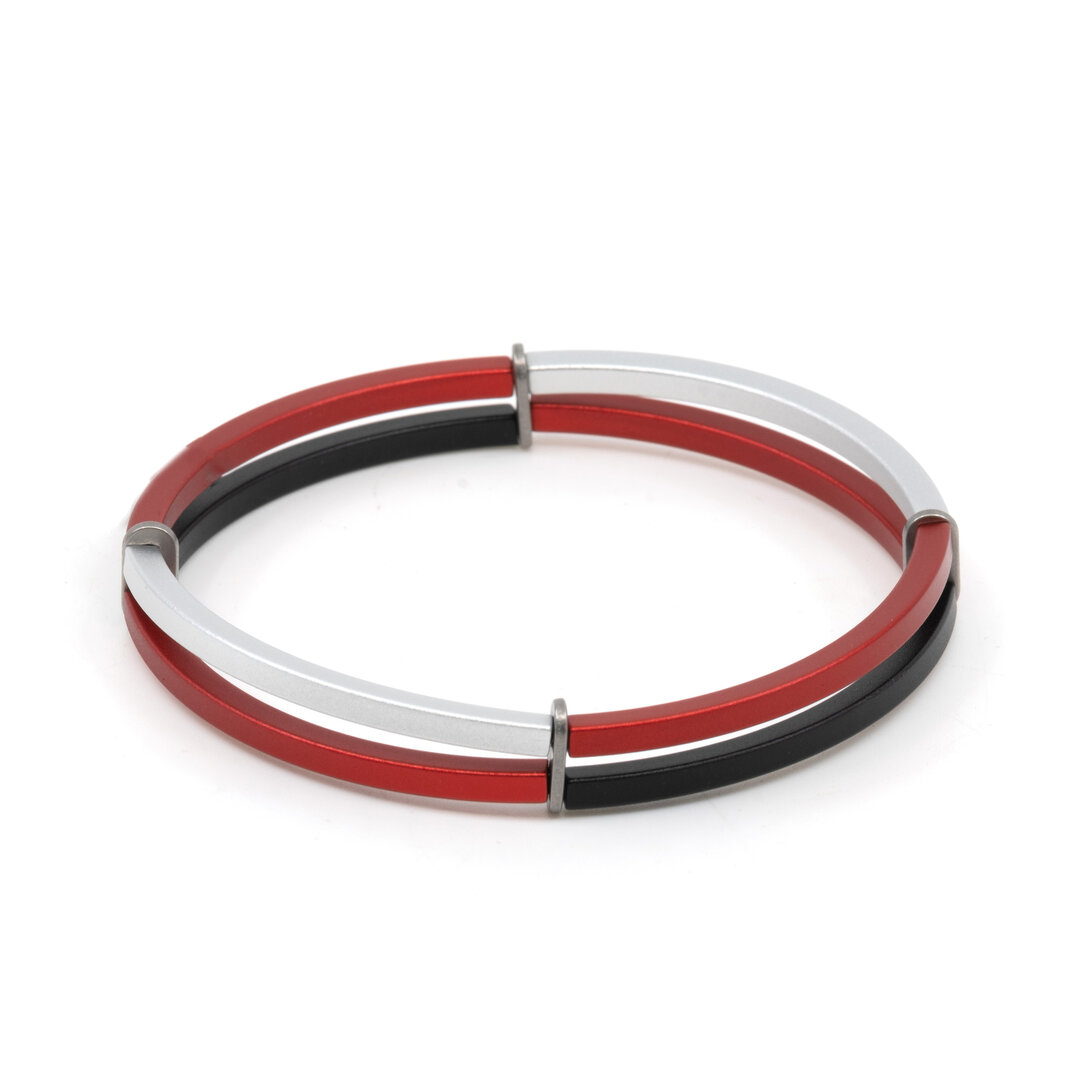Step by Step armband medium rood 500366