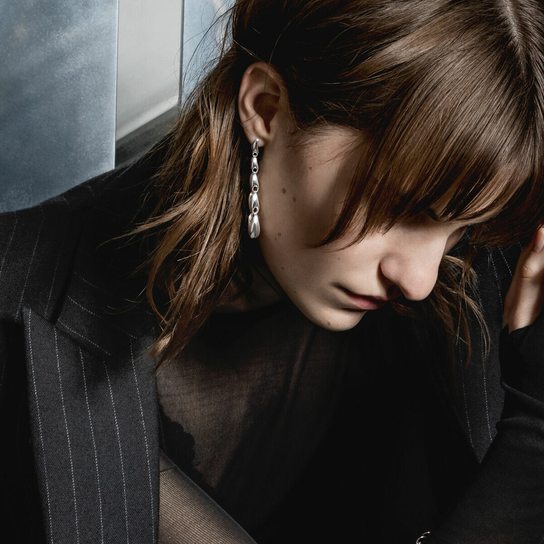 Georg Jensen Reflect oorbellen Silver