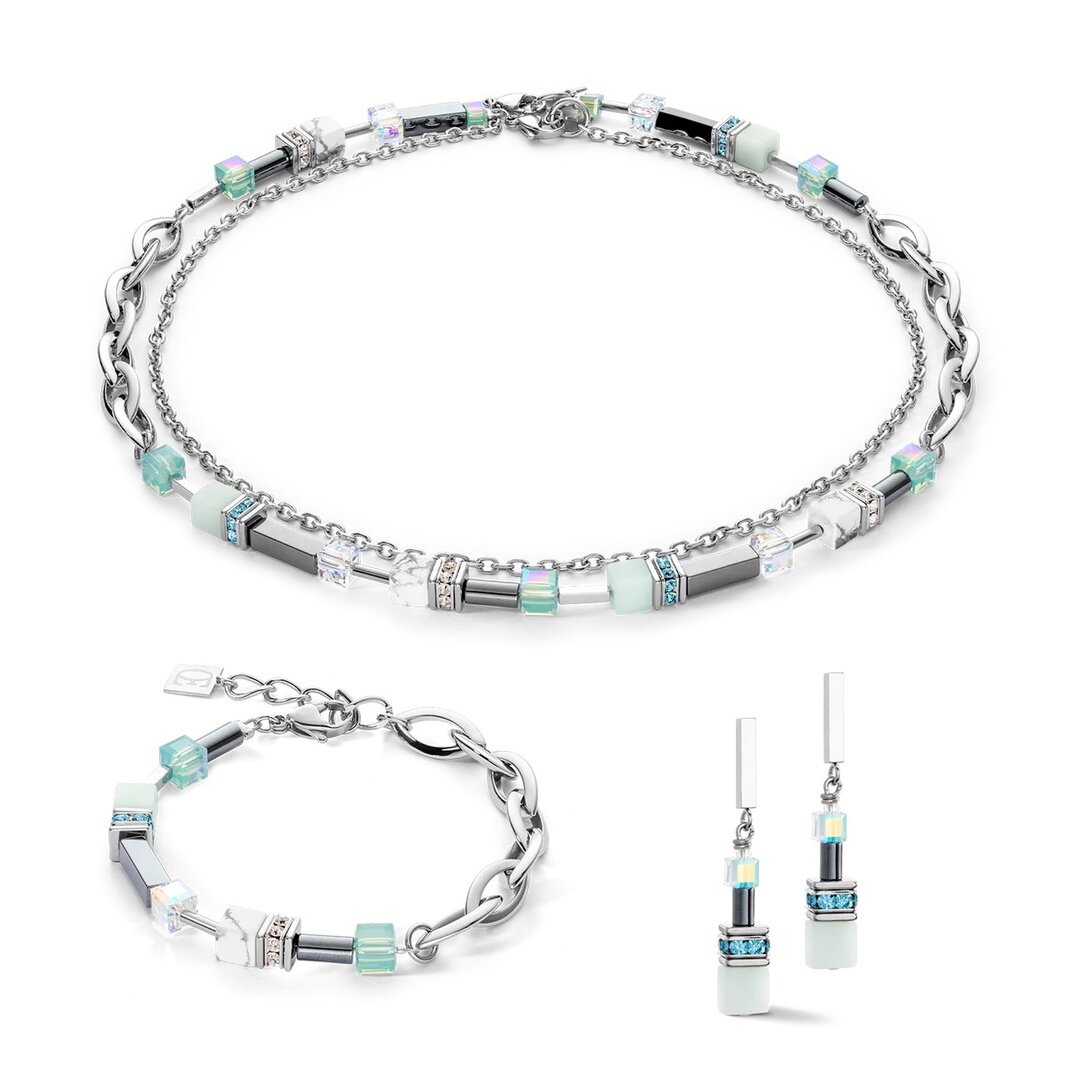 Coeur de Lion oorbellen Multiwear 4510/ /0522 Mint green