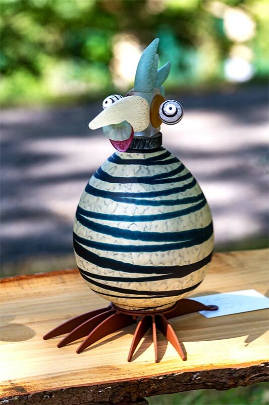Borowski Albert Einstein Gonzo buiten lamp glasobject