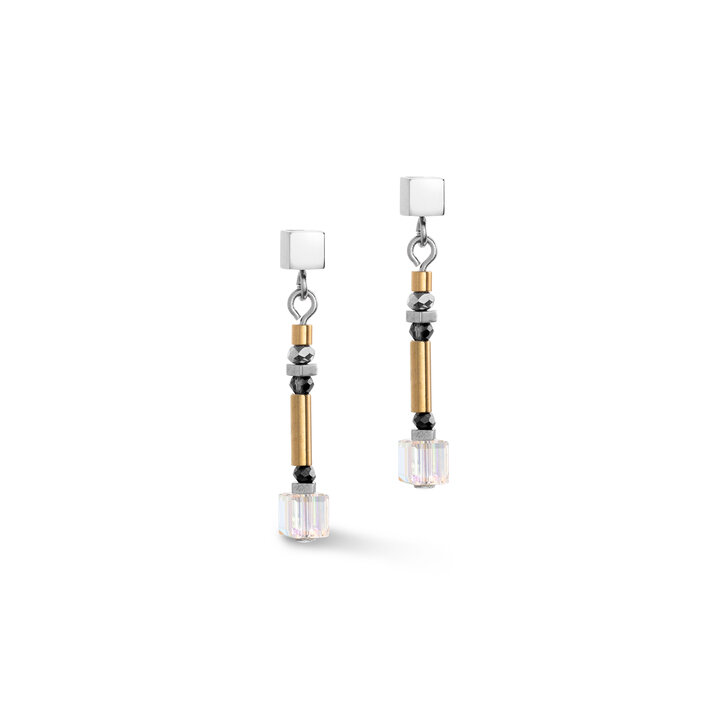 Coeur de Lion earrings 5027/ /1216 Grey-Gold