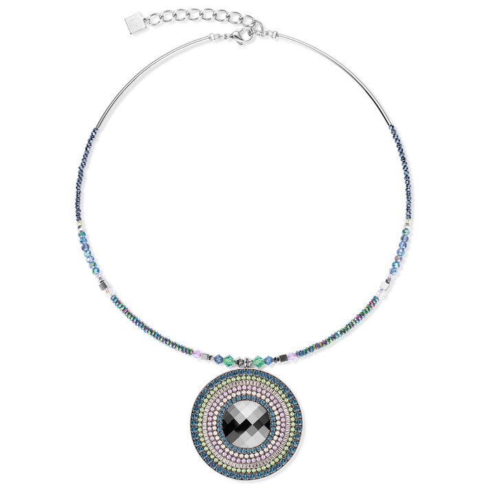 Coeur de Lion Ketting 5036/ /0754 Blue-Green-Lilac