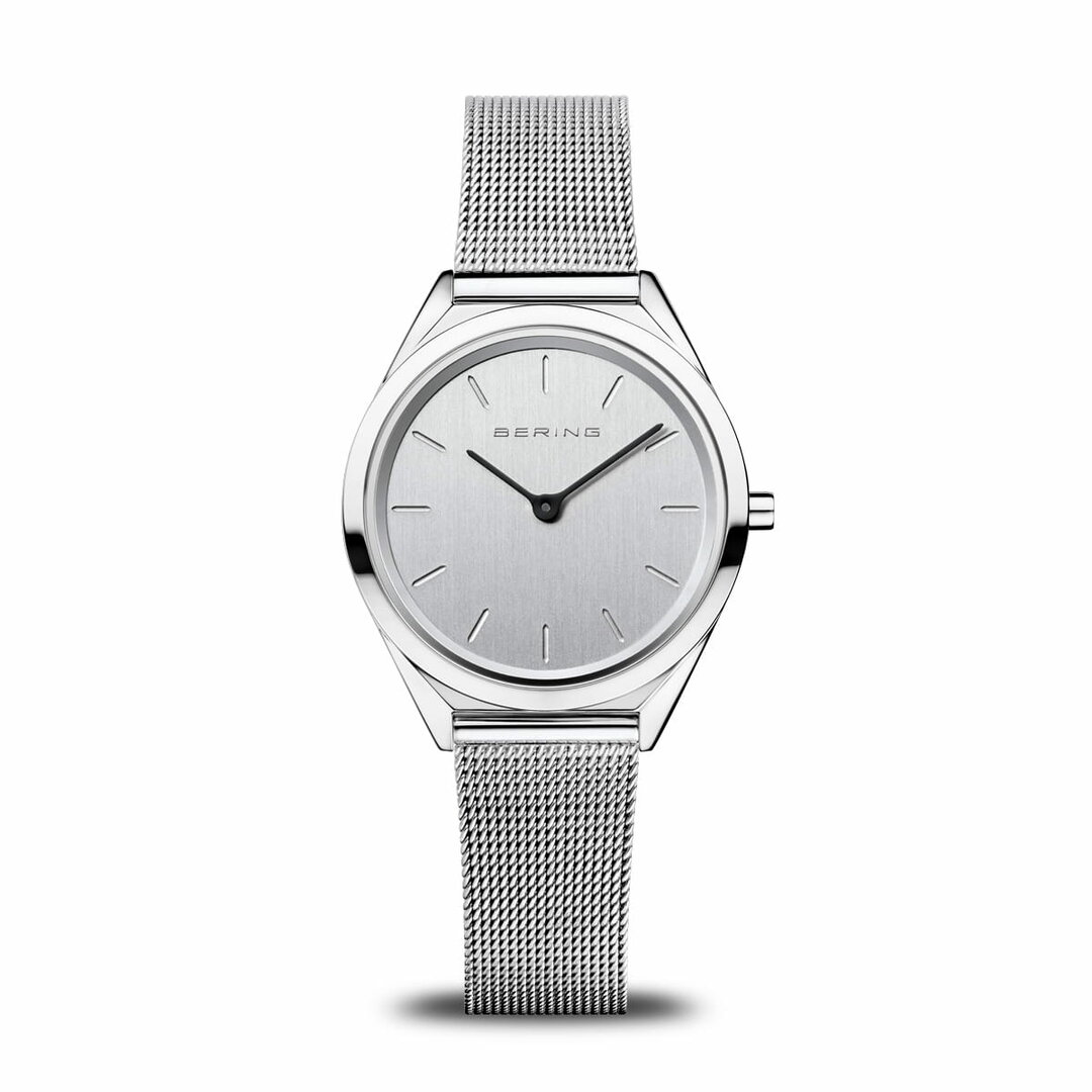Bering silver watch best sale