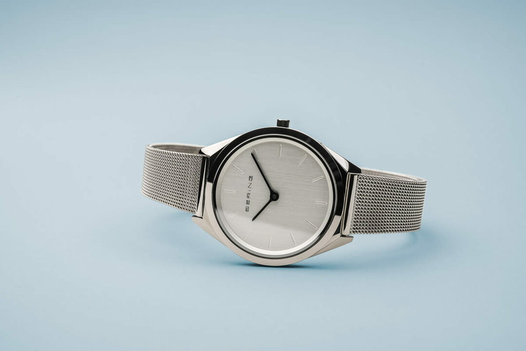 Bering Horloge Ultra Slim Zilver Gepolijst