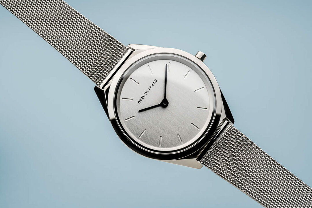 Bering Horloge Ultra Slim Zilver Gepolijst