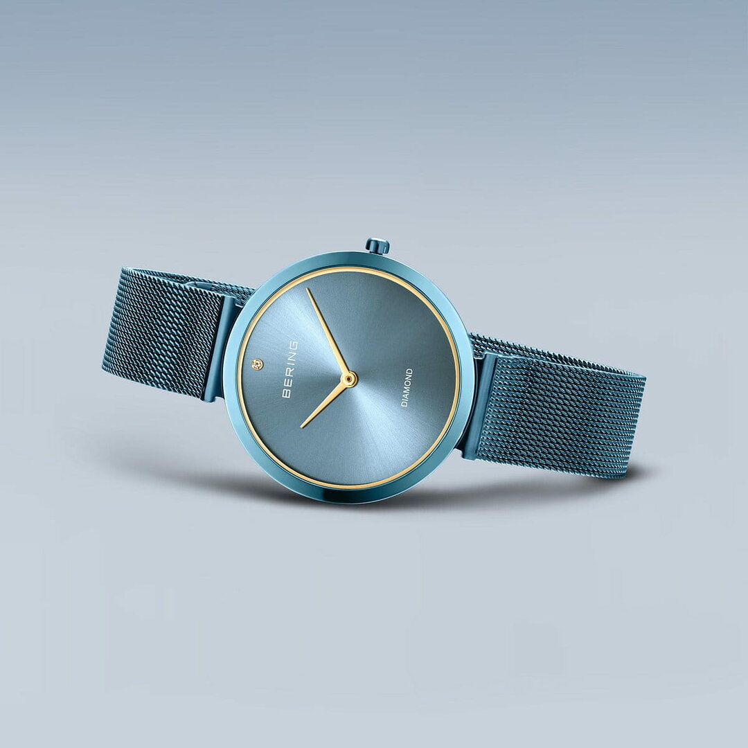 Buy Bering Classic Blue Polished Watch De Blaker exclusief