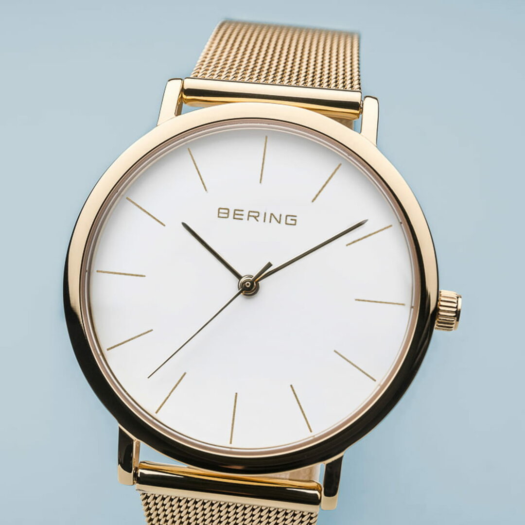 Bering Horloge Classic Goud Gepolijst 13436-334 Dames