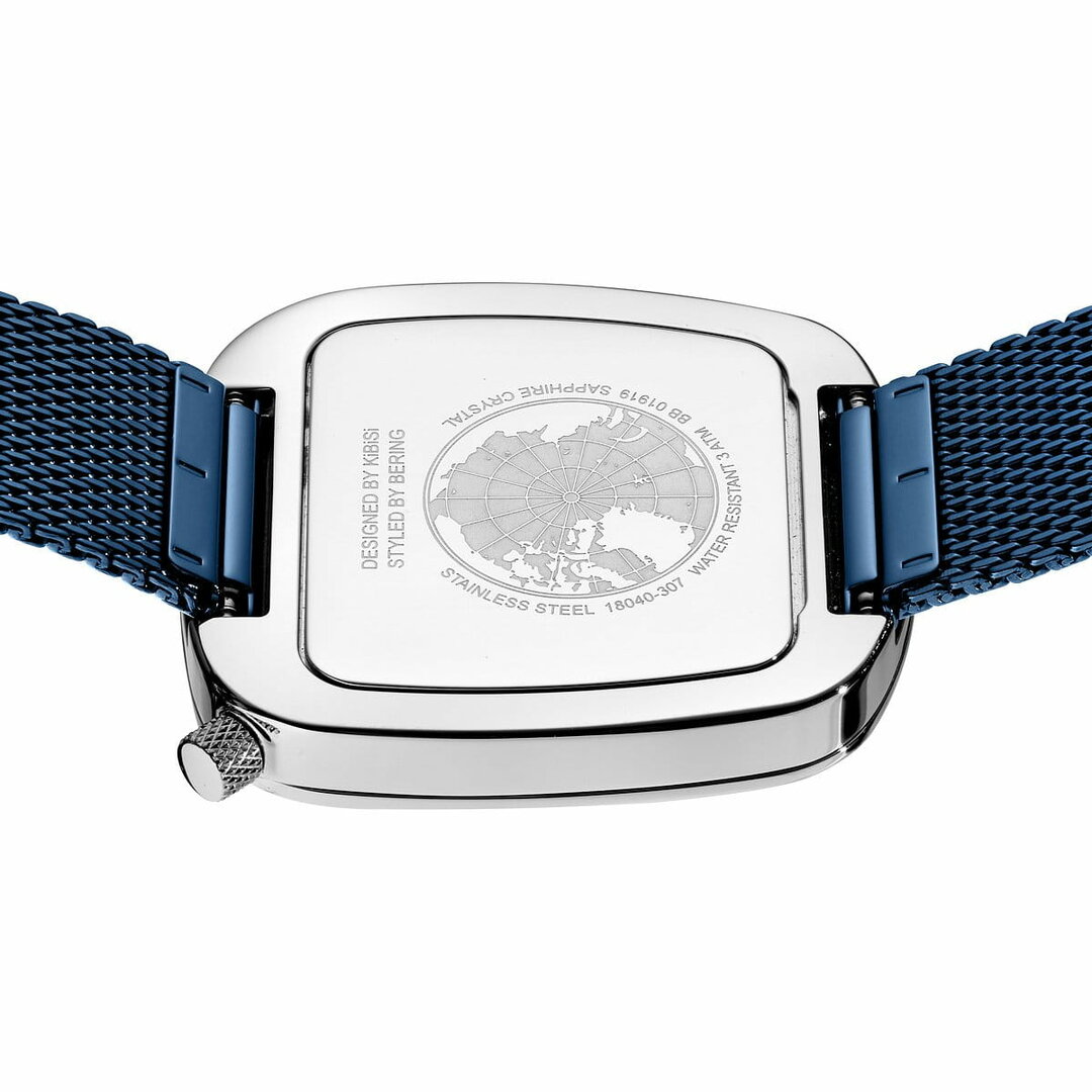 Bering Watch Pebble Silver Polished 18040-307 Unisex