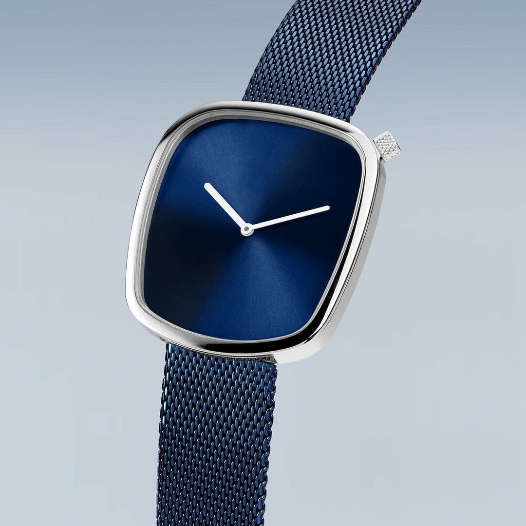 Bering Watch Pebble Silver Polished 18040-307 Unisex