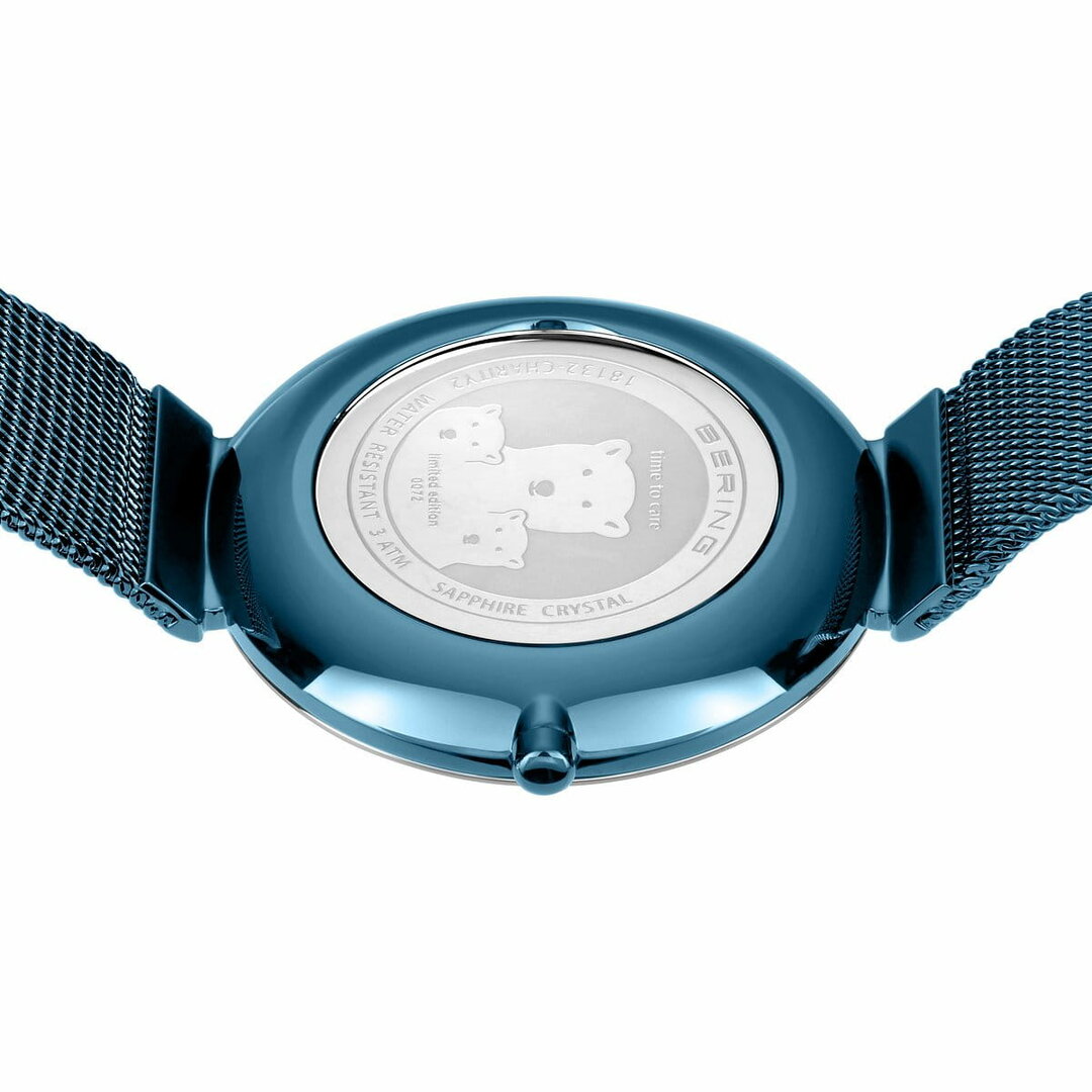 Bering Horloge Charity Blauw Gepolijst 18132-Charity2 Dames