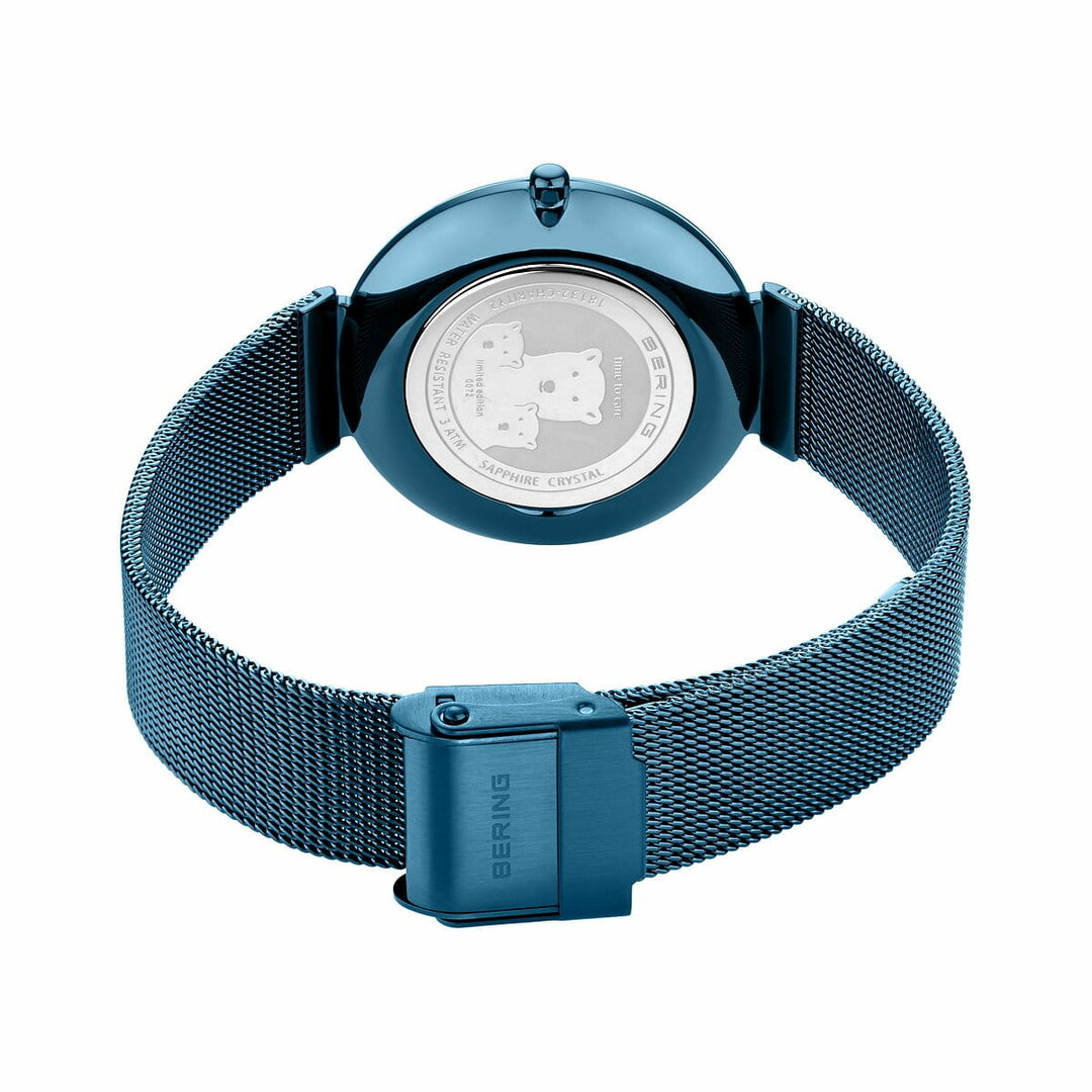 Bering Horloge Charity Blauw Gepolijst 18132-Charity2 Dames