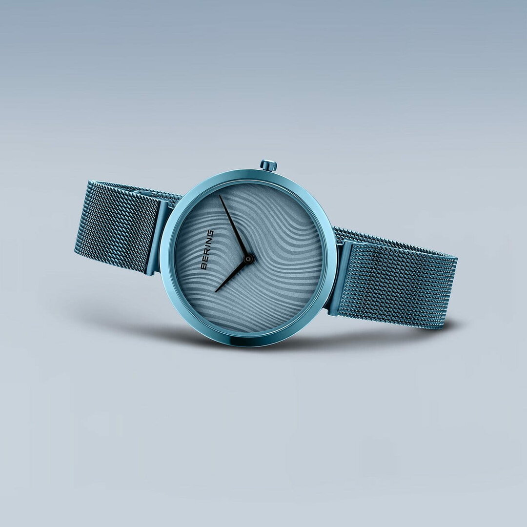 Bering Horloge Charity Blauw Gepolijst 18132-Charity2 Dames