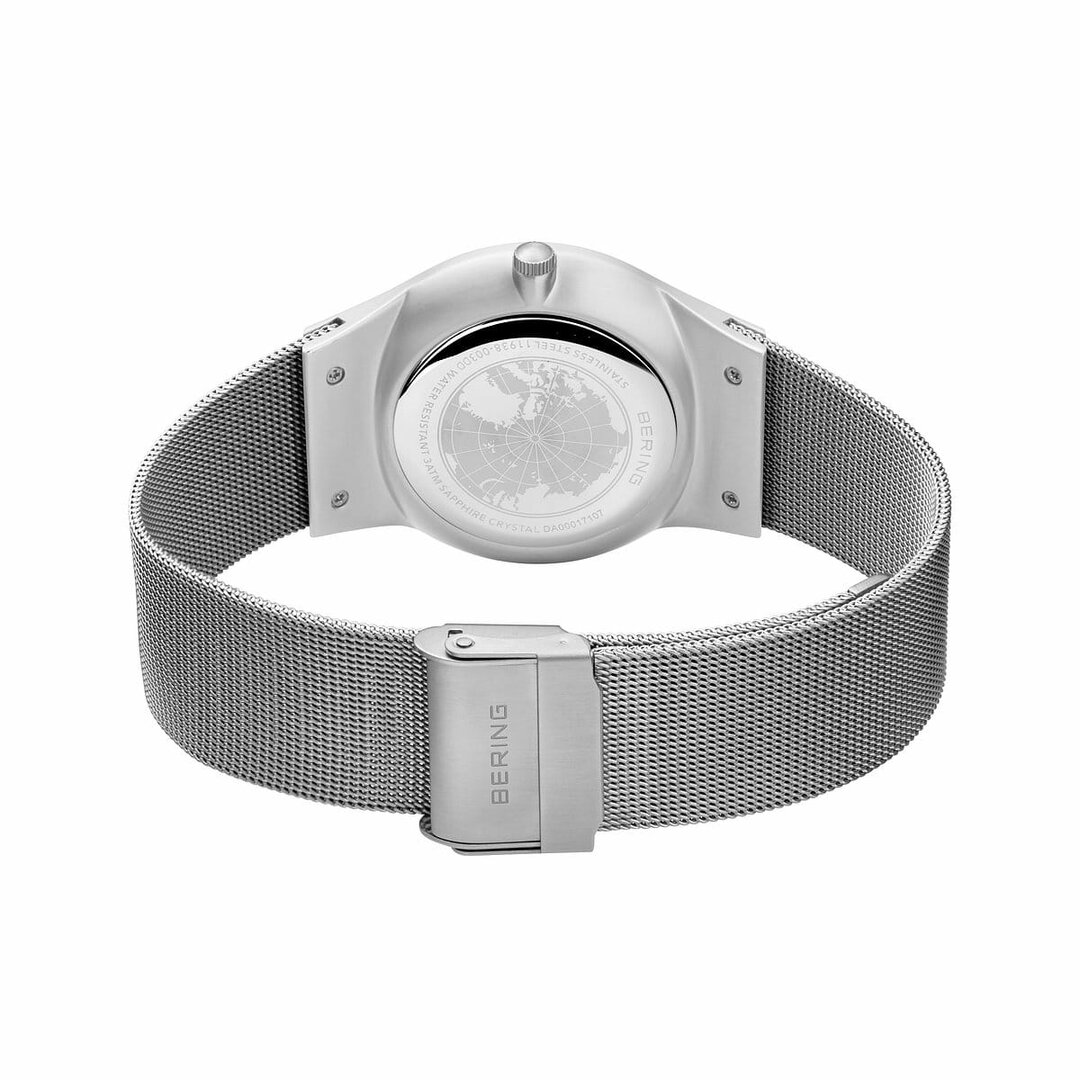 Bering Horloge Classic Zilver Geborsteld 11938-003DD Heren