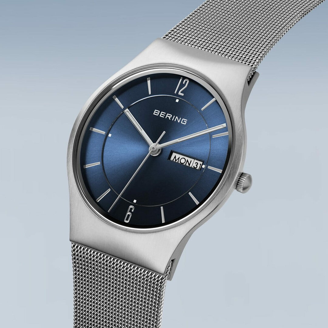 Bering Horloge Classic Zilver Geborsteld kopen De Blaker exclusief
