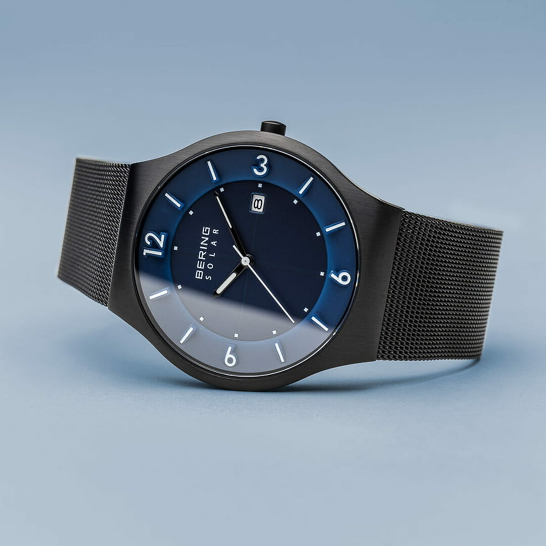 Buy Bering Watch Solar Black Brushed De Blaker exclusief