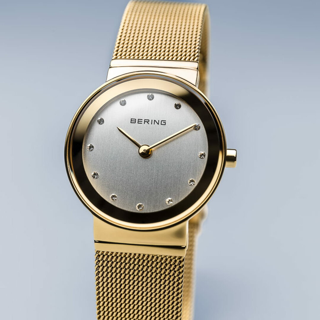 Bering Horloge Classic Goud Gepolijst 10126-334 Dames