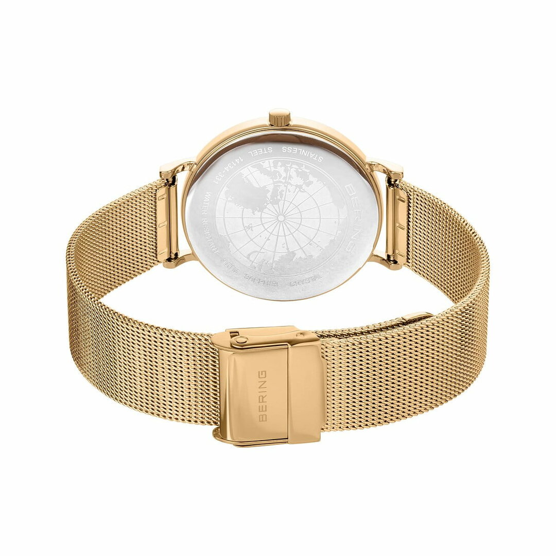 Bering Horloge Classic Goud Gepolijst 14134-331 Dames