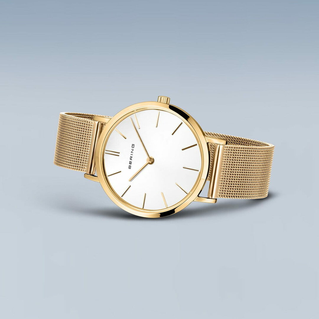 Bering Horloge Classic Goud Gepolijst 14134-331 Dames