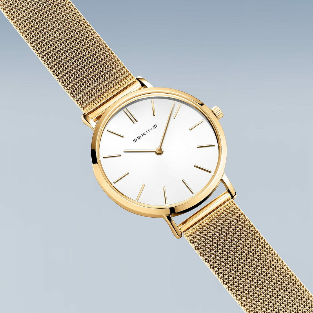 Bering Horloge Classic Goud Gepolijst 14134-331 Dames