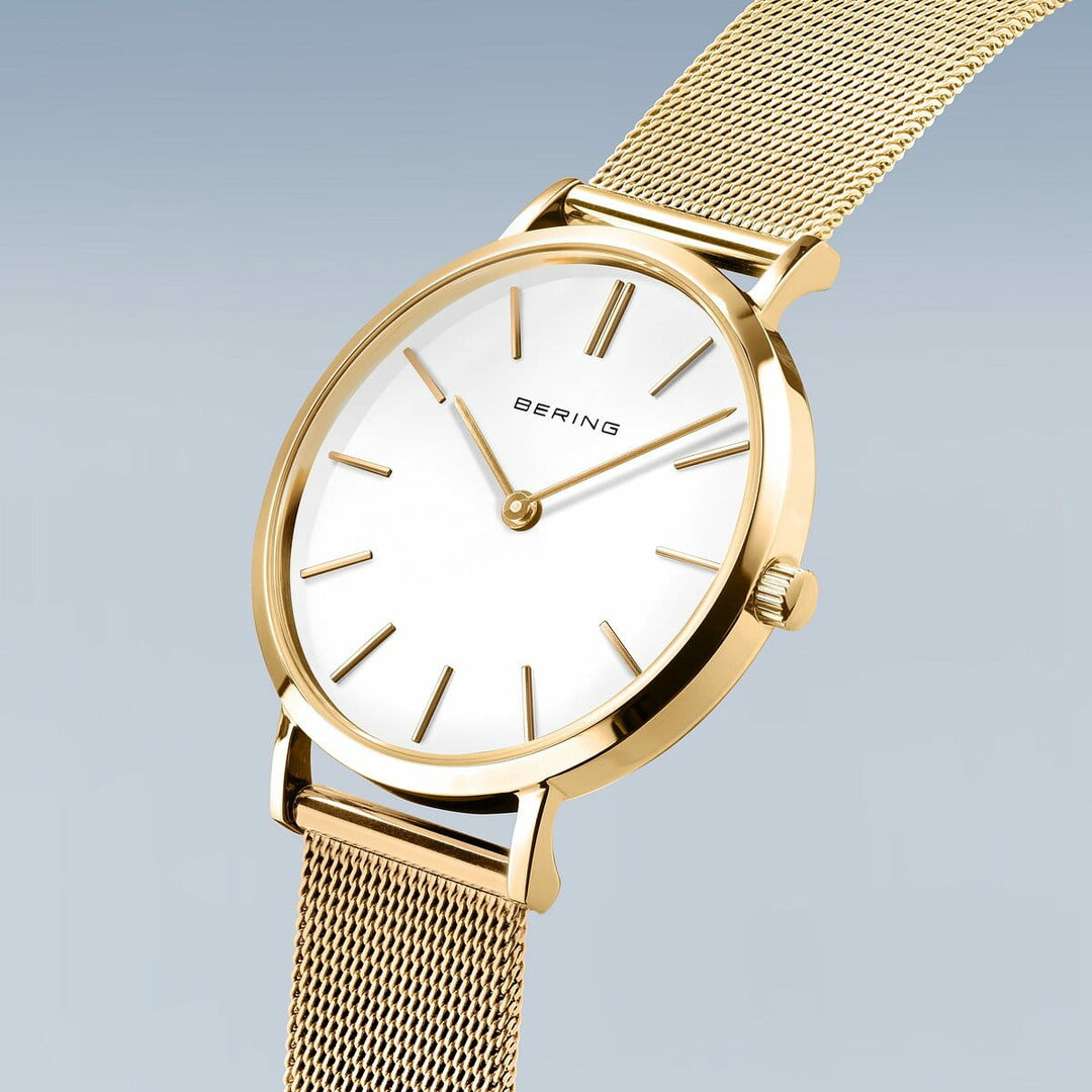 Bering Horloge Classic Goud Gepolijst 14134-331 Dames