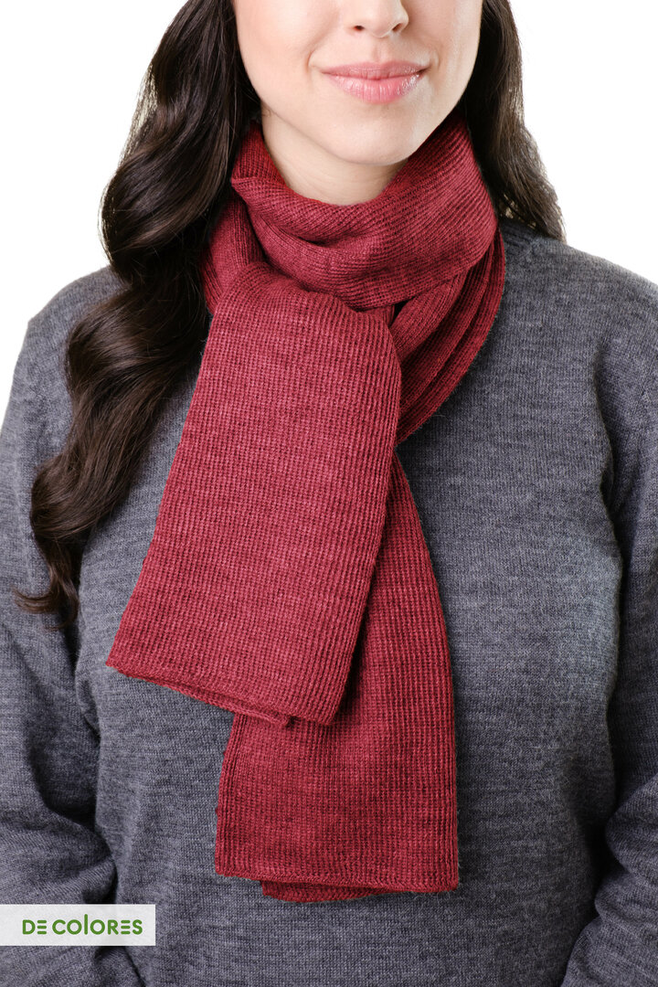 De Colores sjaal 103-1 bordeaux