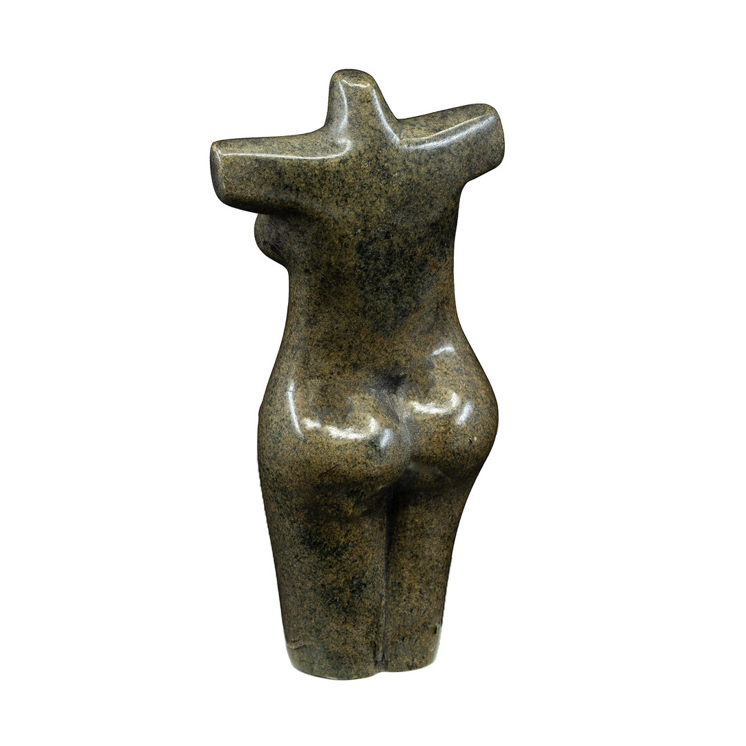 Beeld torso persoon. Afrikaanse kunst van steen
