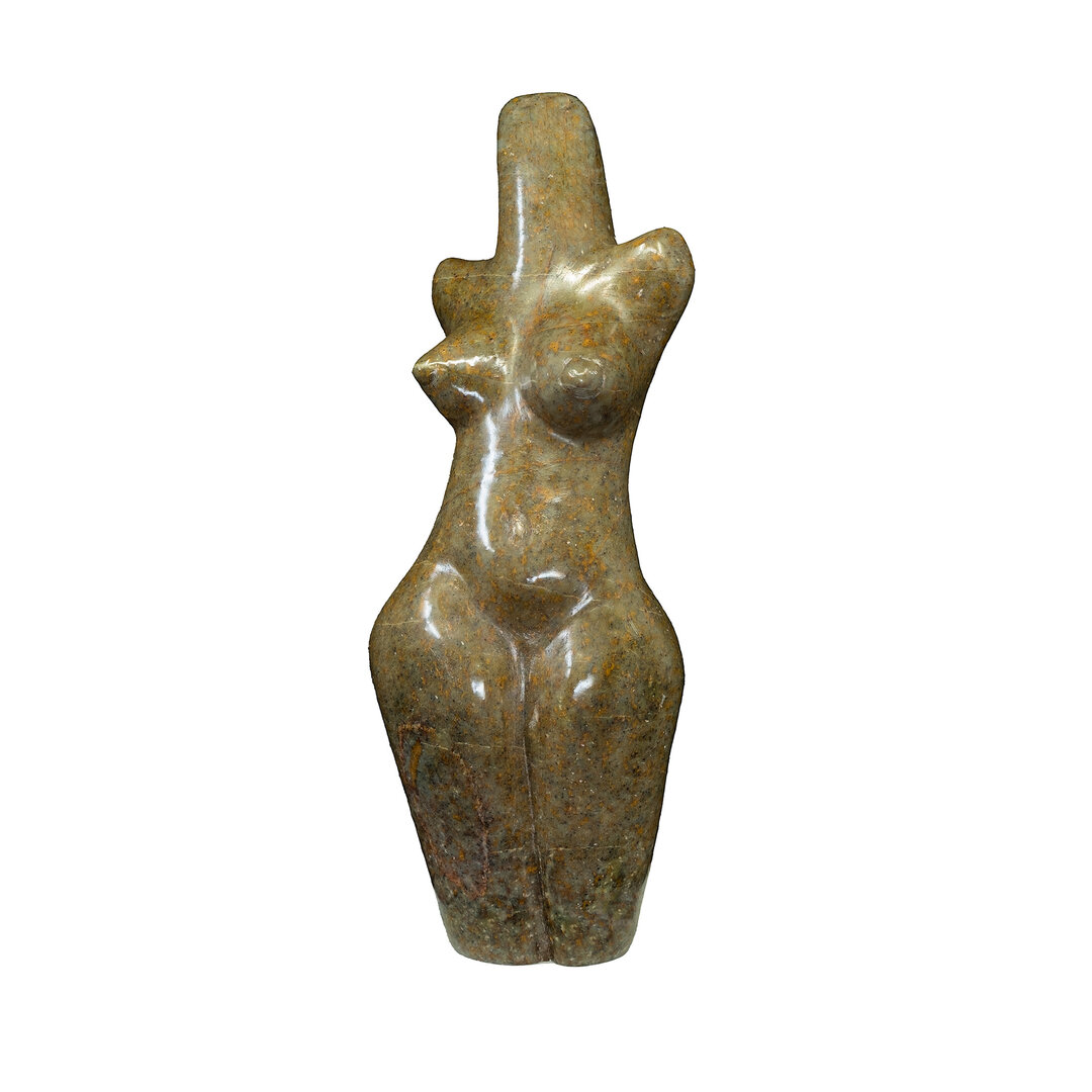 Beeld torso persoon. Afrikaanse kunst van steen