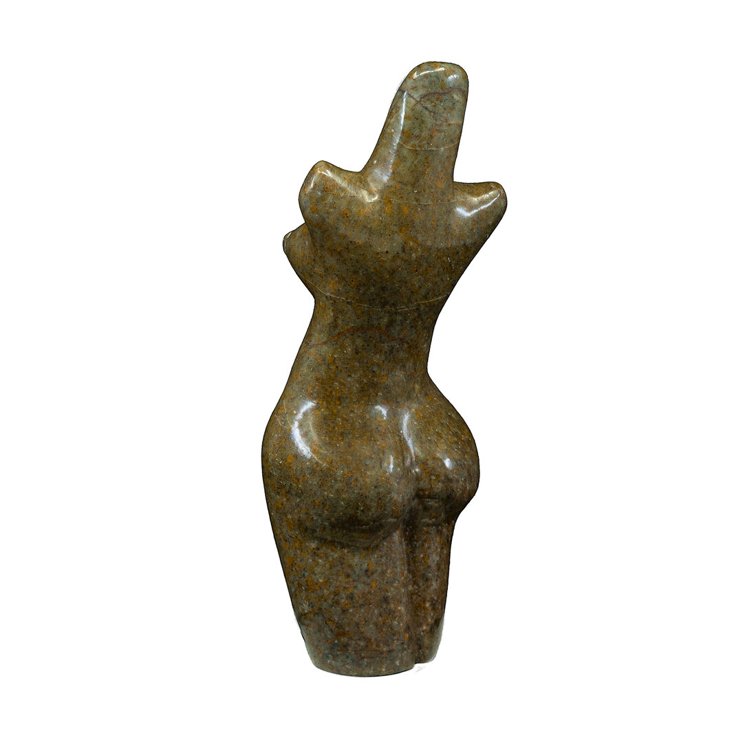 Beeld torso persoon. Afrikaanse kunst van steen