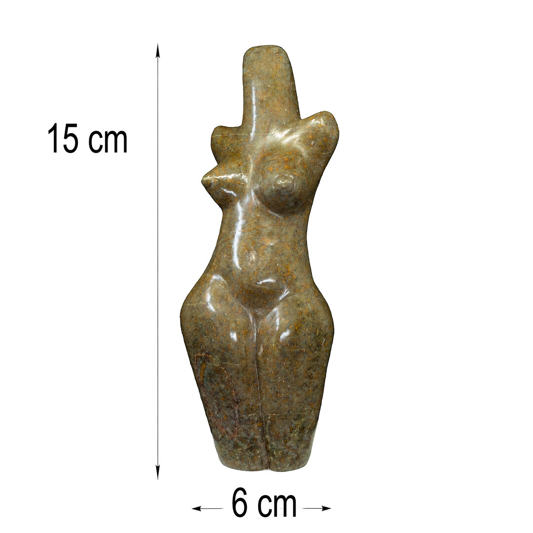 Beeld torso persoon. Afrikaanse kunst van steen afmetingen