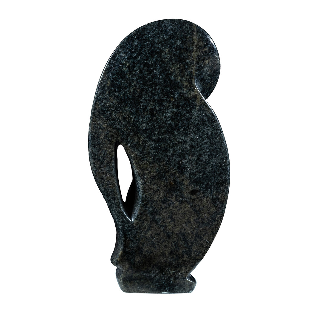 Stenen beeld olifant abstracte kunst uit Afrika
