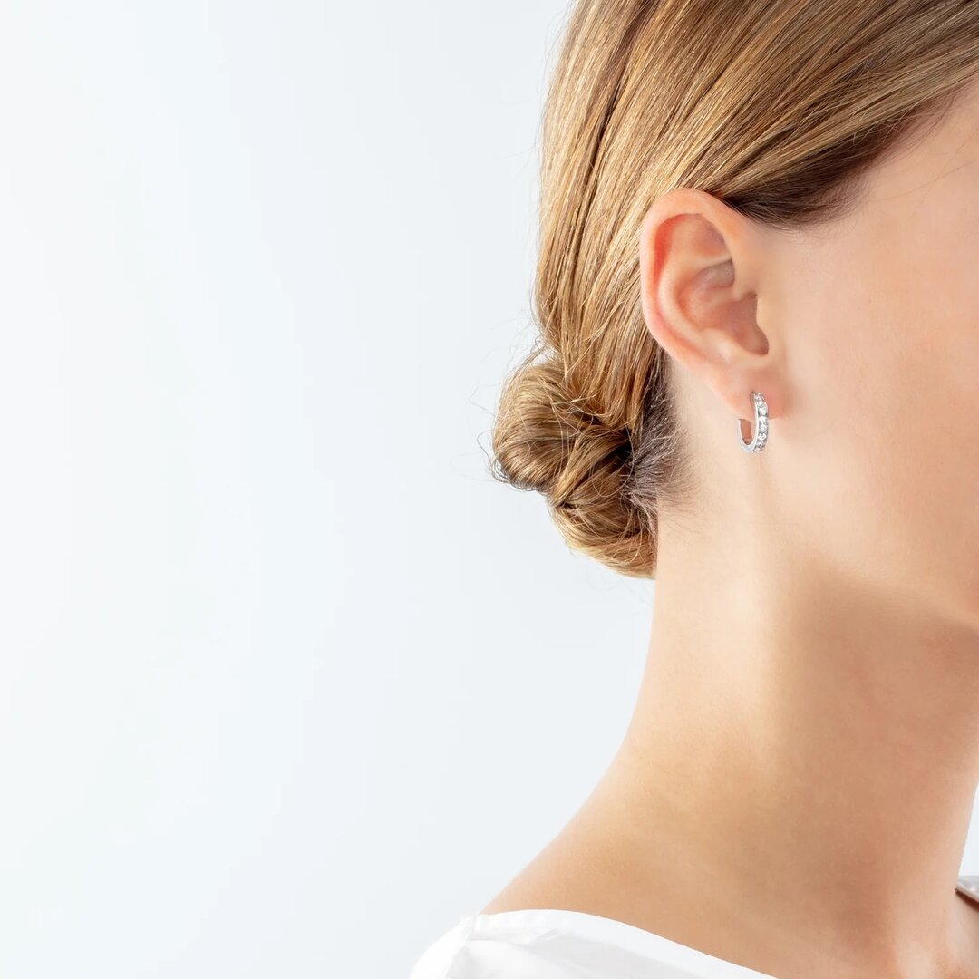 Coeur de Lion Boucles d&rsquo;oreilles 0127/ /1817 Argent cristal