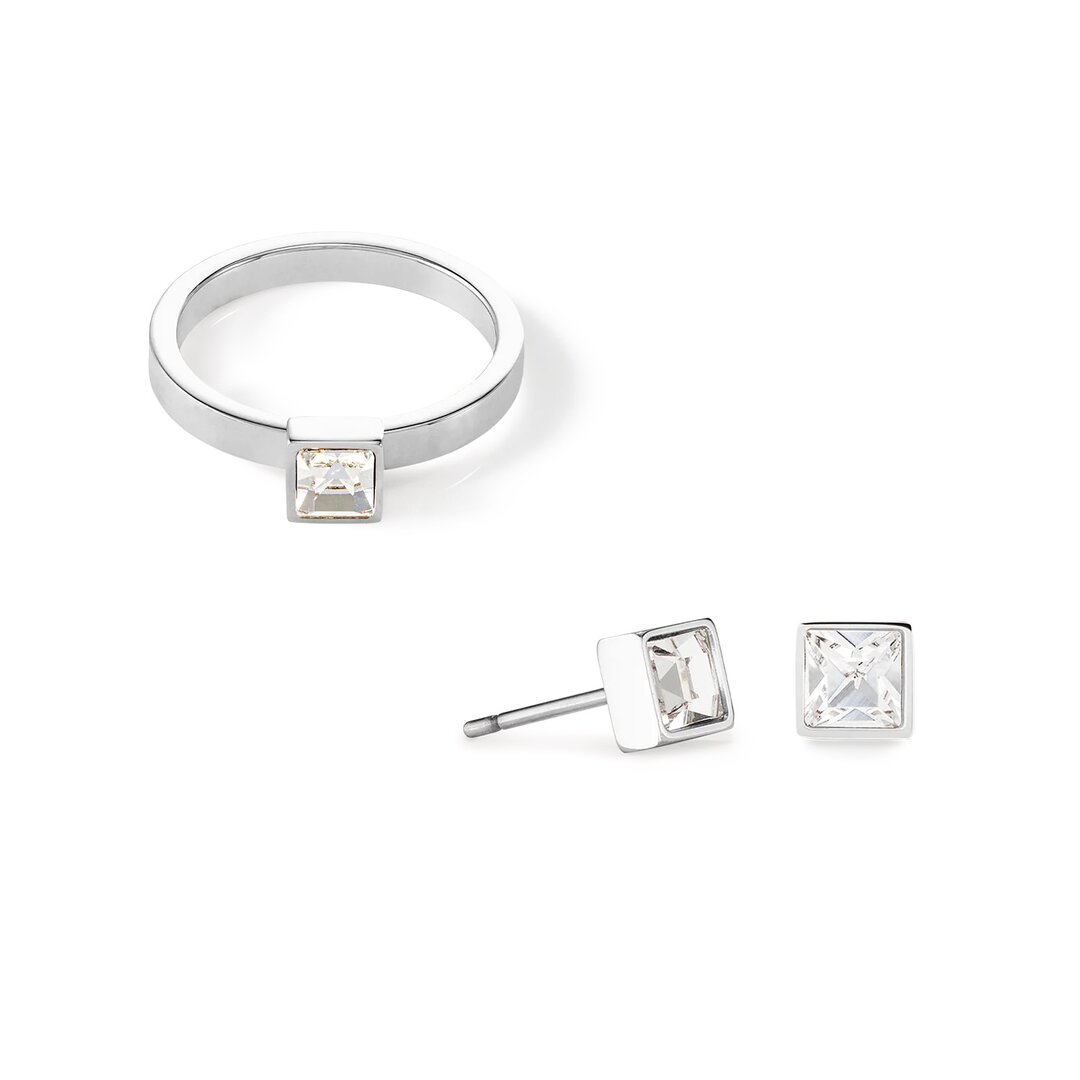 Coeur de Lion Ohrringe 0501/ /1817 Kristall-Silber