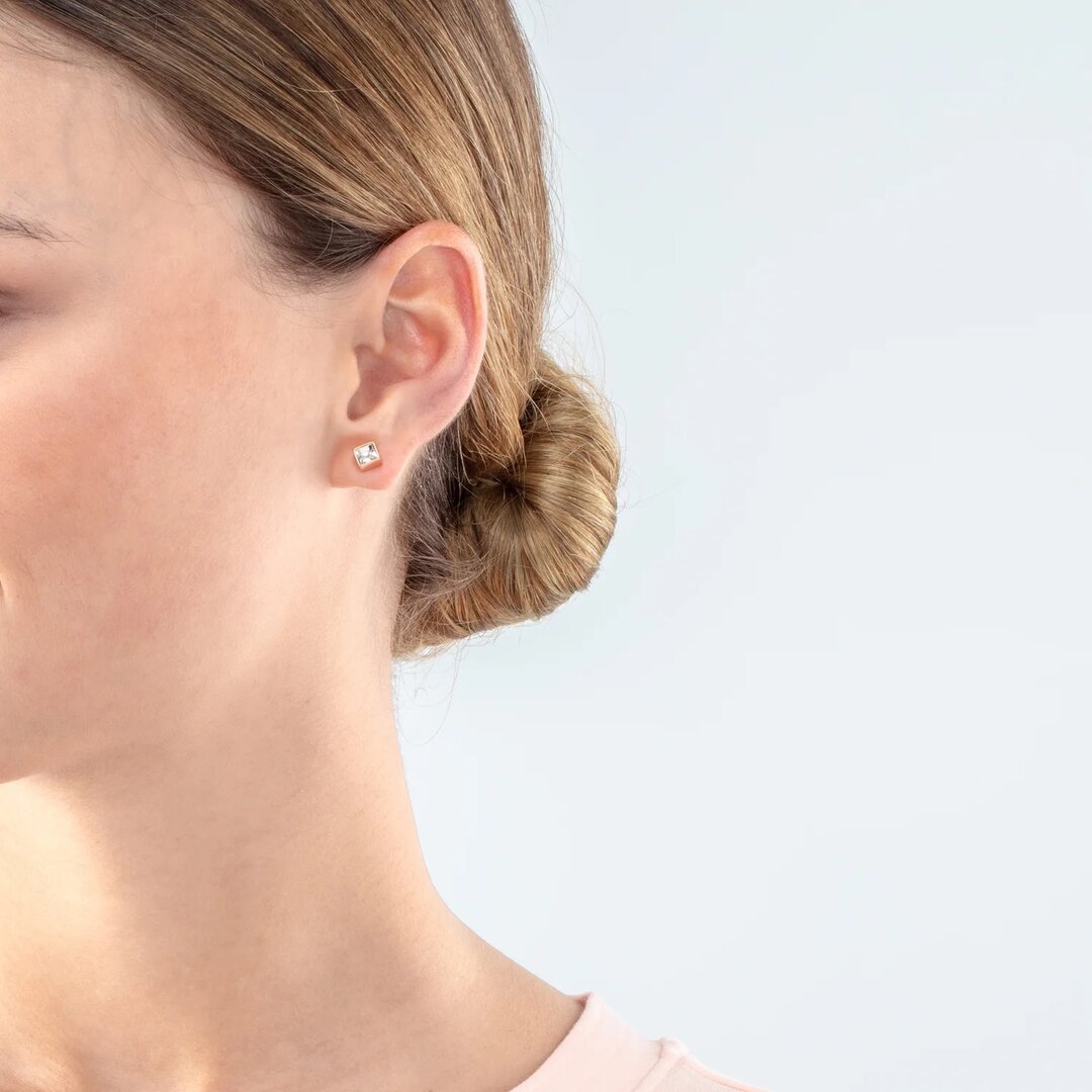 Coeur de Lion Earrings 0501/ /1822 Crystal-Rose Gold