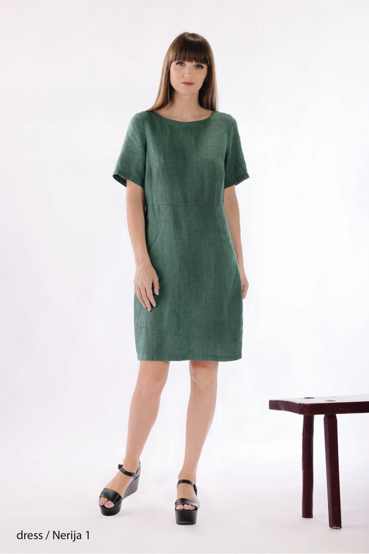 GR Nature kleding, jurk Nerja-1 lightgreen 141