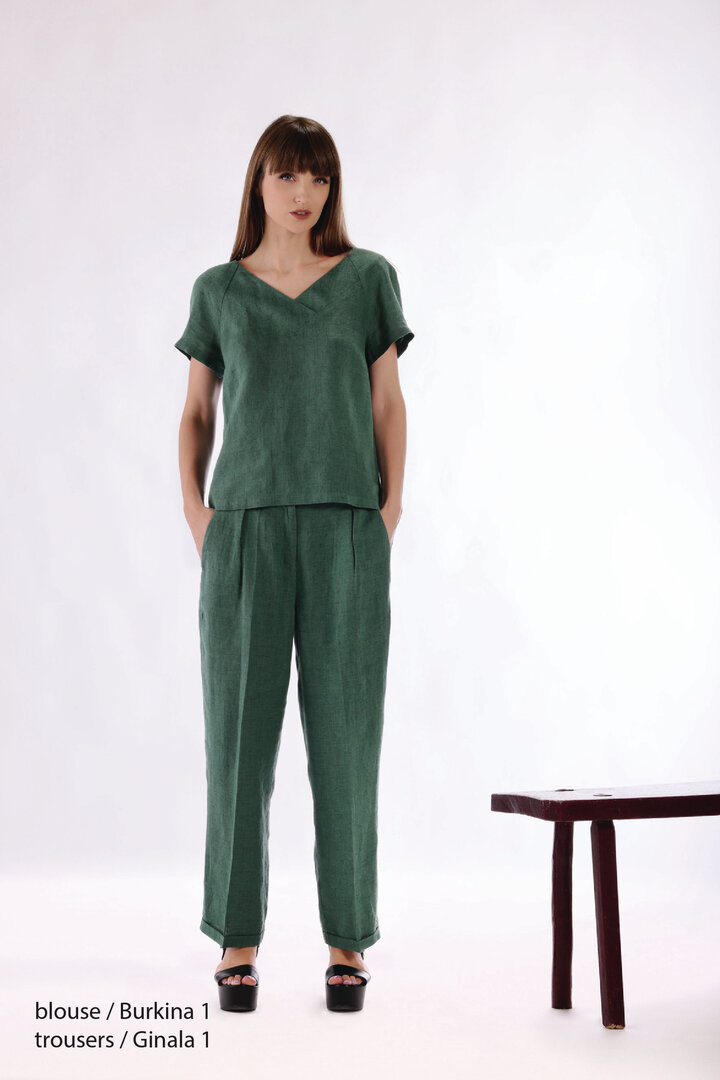 GR Nature kleding, broek Ginala-1 groen