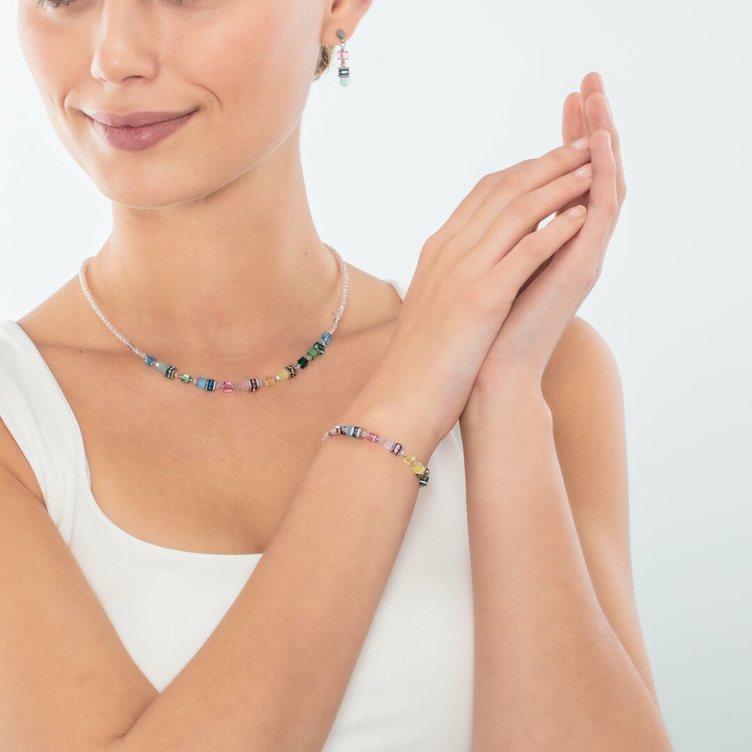 Coeur de Lion Ketting 4565/ /1522 Multicolour Pastel