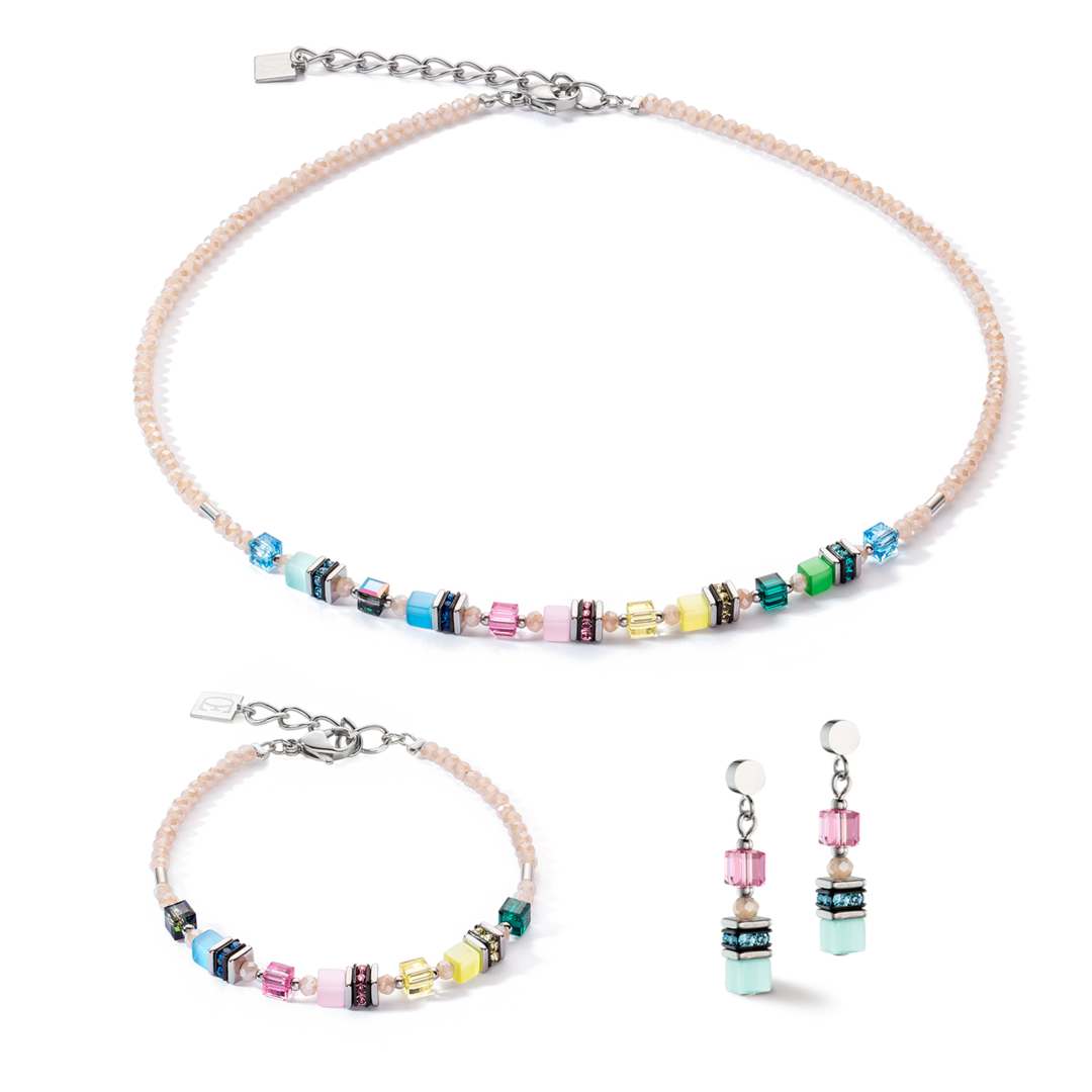 Coeur de Lion Ketting 4565/ /1522 Multicolour Pastel