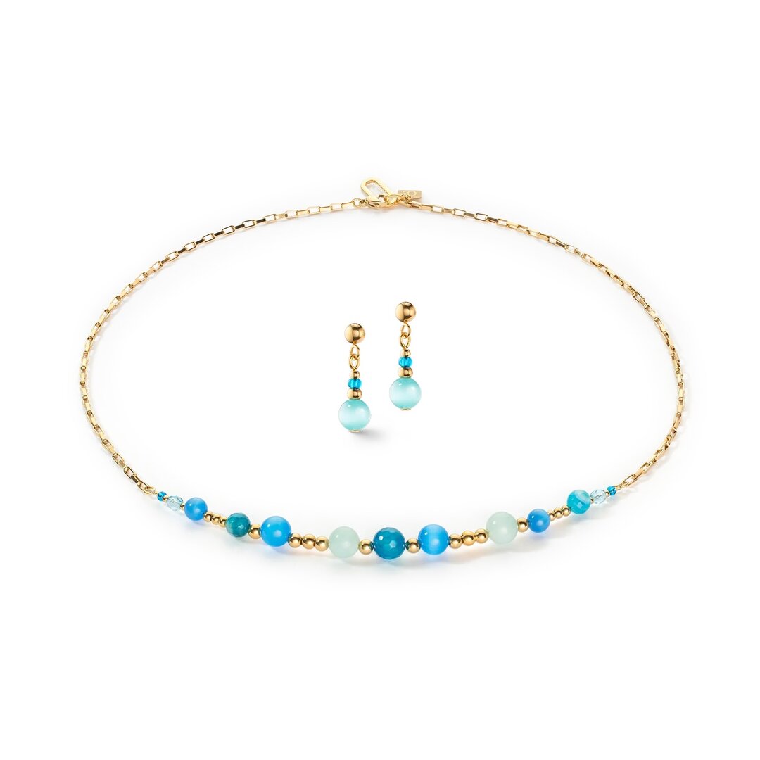 Coeur de Lion Ketting 4088/ /0600 Turquoise