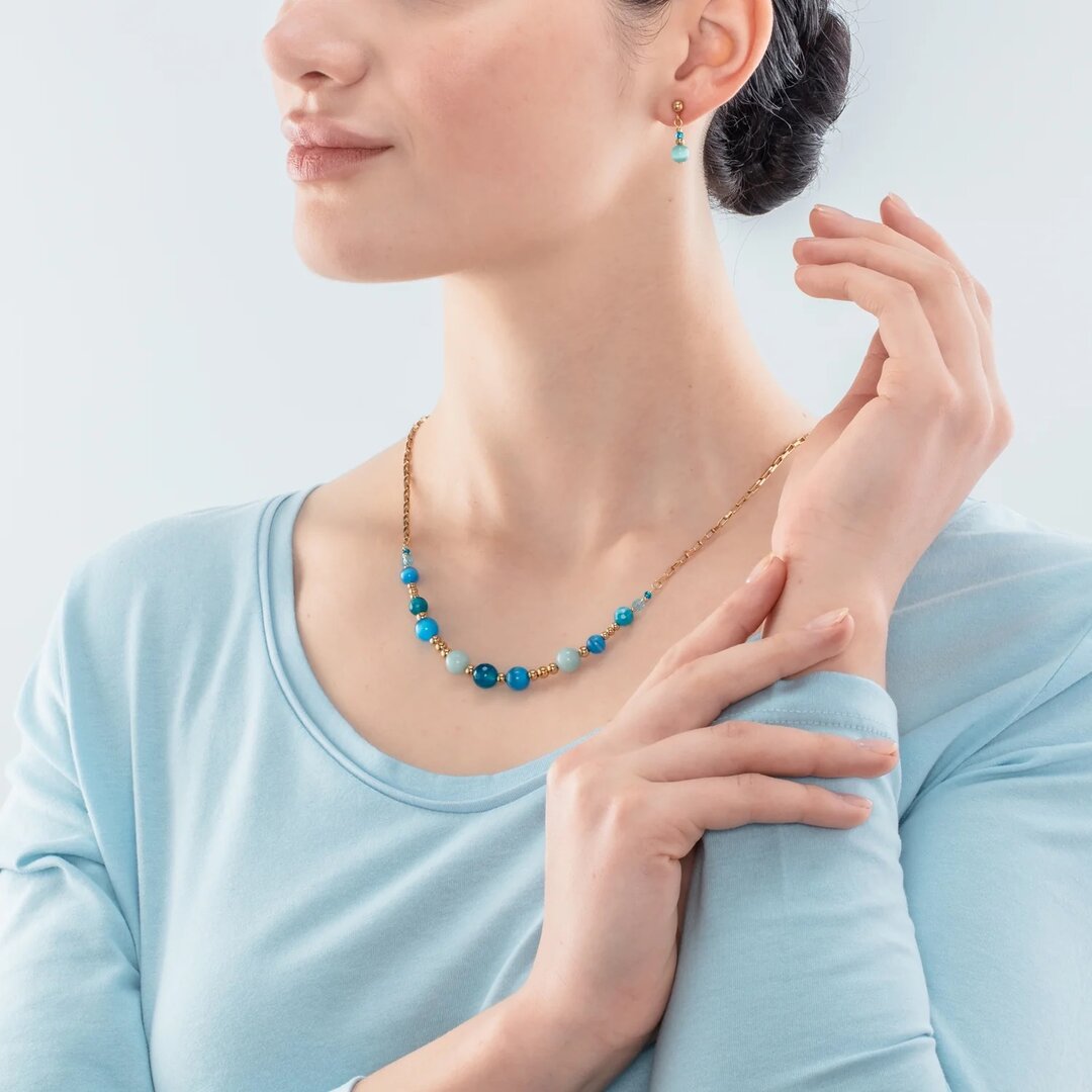 Coeur de Lion Ketting 4088/ /0600 Turquoise