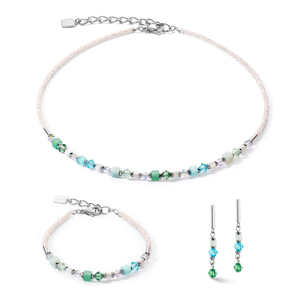 Coeur de Lion oorbellen 4239/ /0522 Mint Green