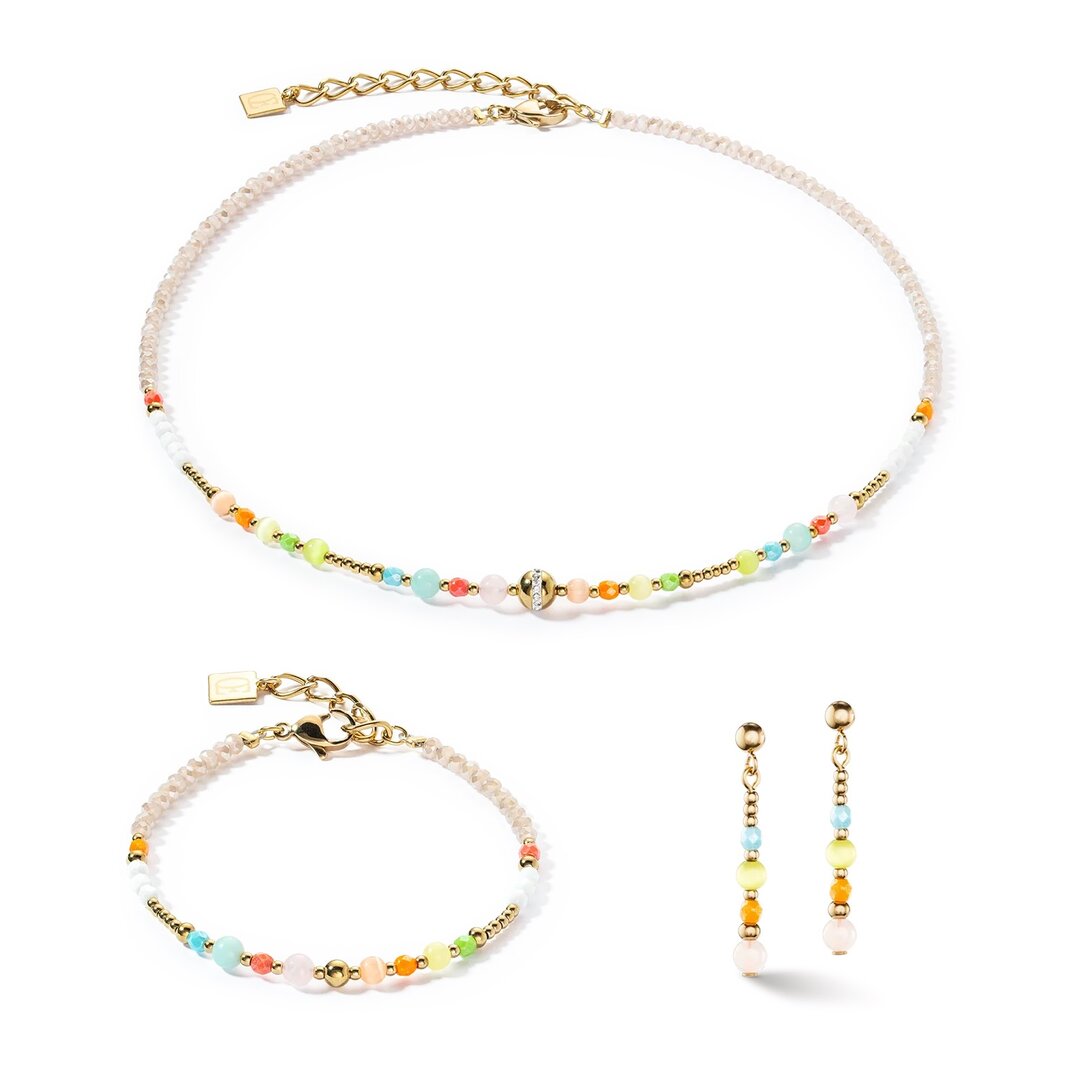 Coeur de Lion earrings 4350/ /1522 Multicolour Pastel 1