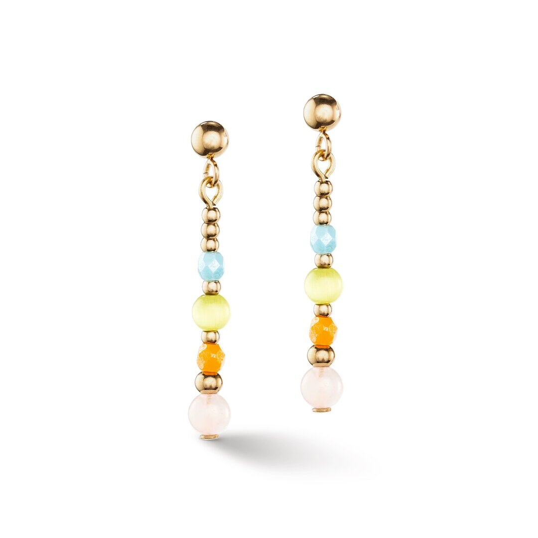Coeur de Lion oorbellen 4350/ /1522 Multicolour Pastel 1