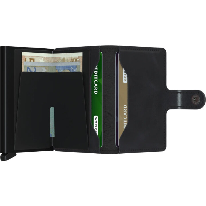 Secrid Miniwallet V Vintage Black portemonnee