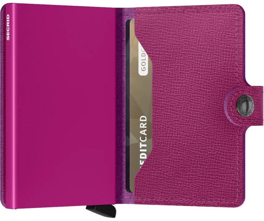 Secrid Miniwallet MC Crisple Fuchsia portemonnee